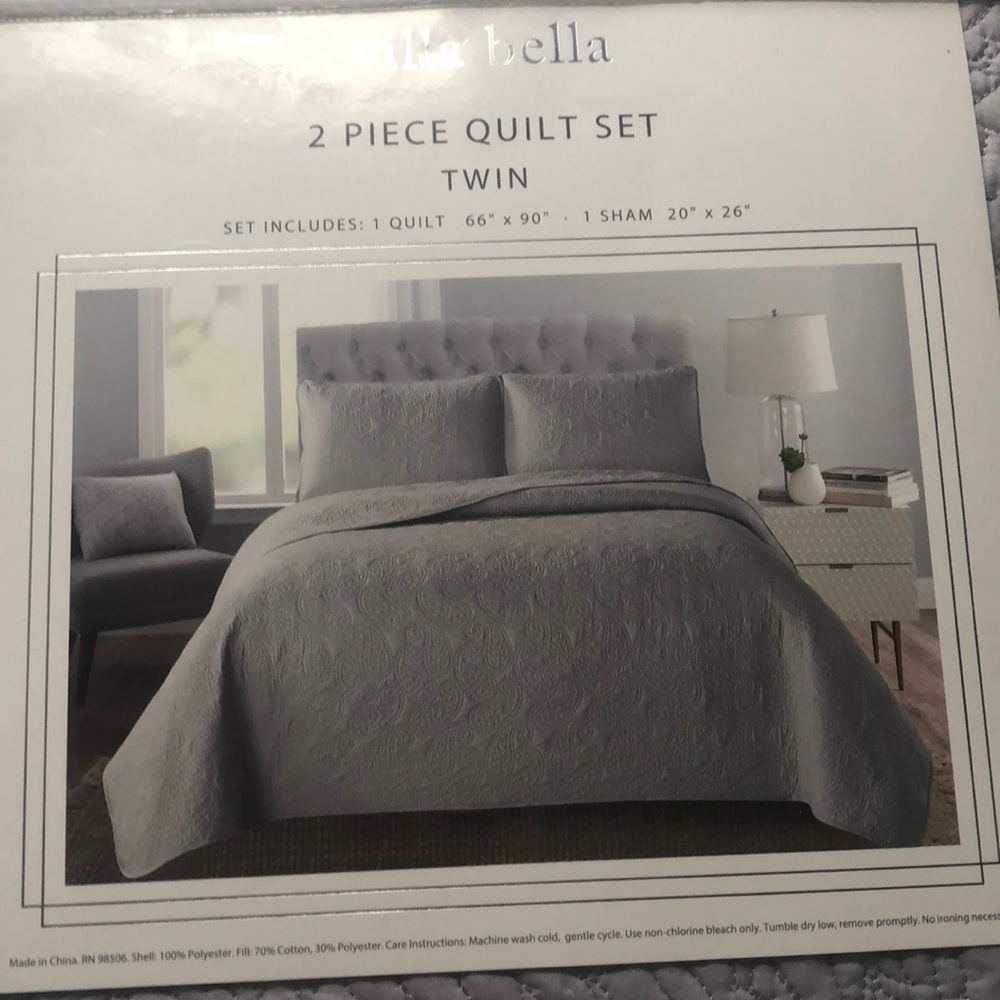2 piece Quilt Set Twin